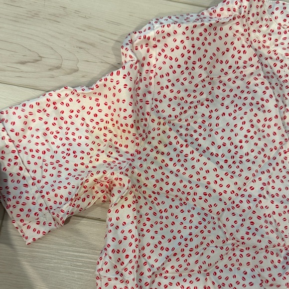 A.P.C. Pink and White Polka Dot Blouse - Picture 4 of 7